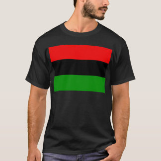 Camiseta de bandera panafricana