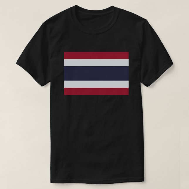 Camiseta de bandera tailandesa básica (Diseño del anverso)