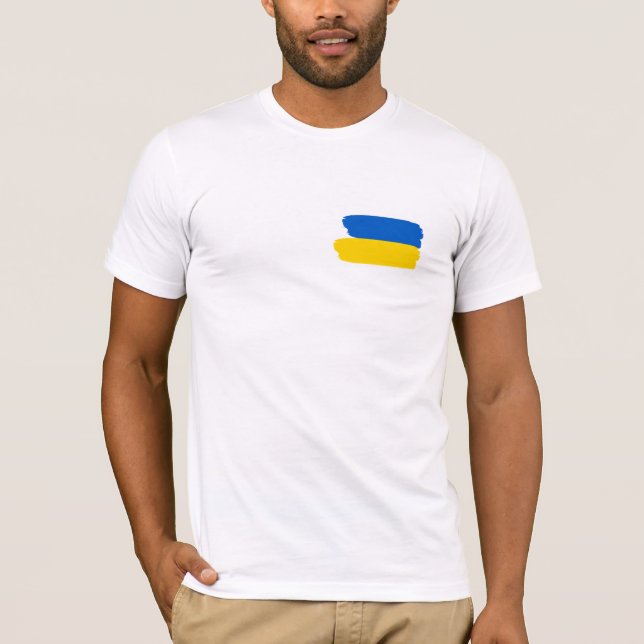 Camiseta de bandera ucraniana (Anverso)