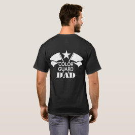 Camiseta de Banderas Cruzadas de Papá Guardia de C