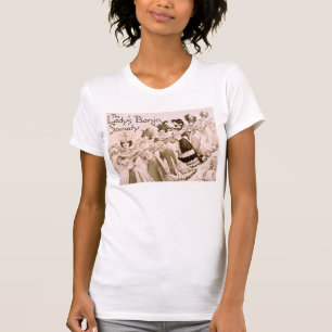 Camiseta de Banjo Society Ladies Burnout de señor