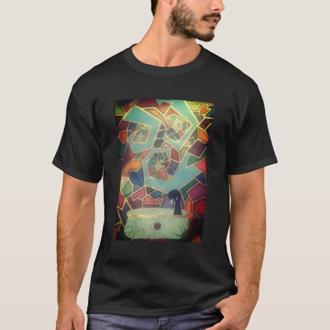 Camiseta De Baño De Vidrio Manchado (Anverso)
