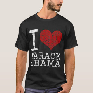 Camiseta de Barack Obama del corazón I