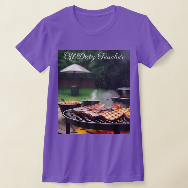 Camiseta De Barbacoa De Profesores Fuera De Servic (Distribución)