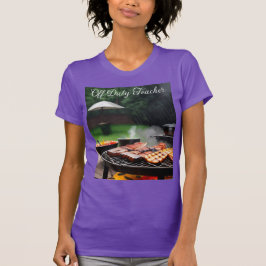 Camiseta De Barbacoa De Profesores Fuera De Servic