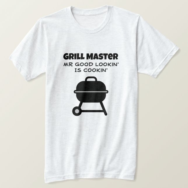 Camiseta de barbacoa para el maestro de la parrill (Anverso del diseño)