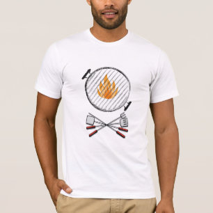 Camiseta de barbacoa para hombres