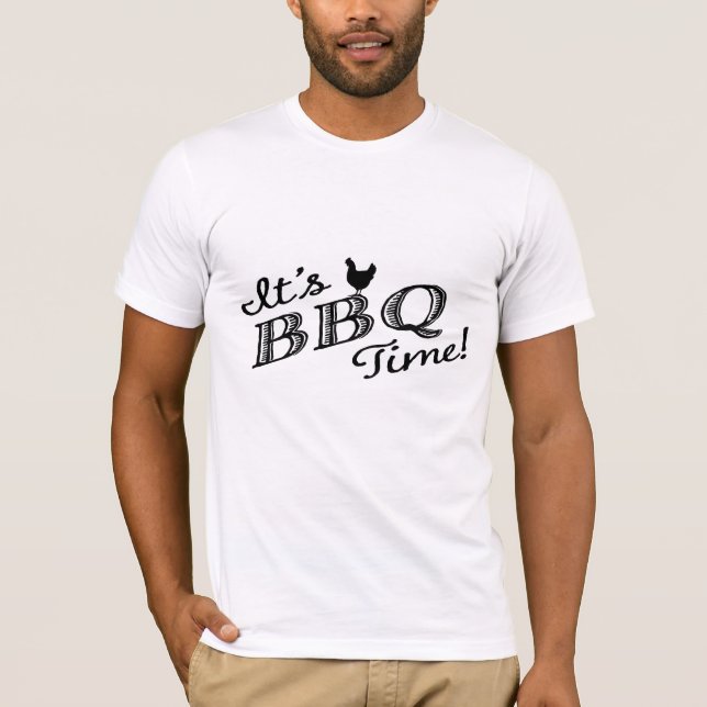 Camiseta de barbacoa para hombres (Anverso)