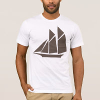 Camiseta de barco a vela