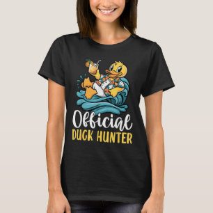 Camiseta de barco de crucero de pato divertido caz
