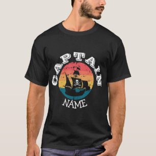Camiseta de barco de Fiesta de Sunset Jolly Roger
