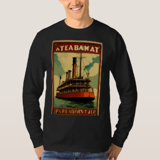 CAMISETA DE BARCO DE VAPOR