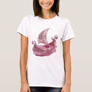 Camiseta de barco de vela con CRISTAL SWAROVSKI pl