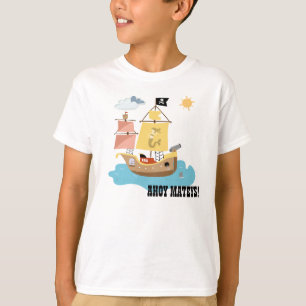 Camiseta de barco pirata