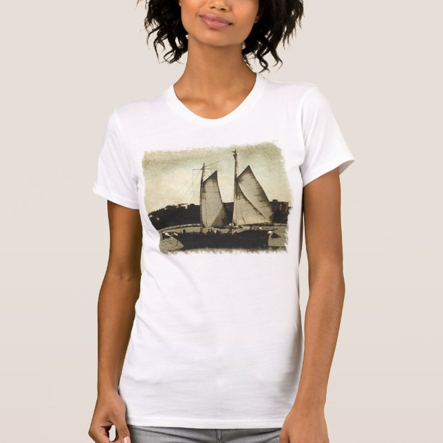 Camiseta de barco velero (Anverso)