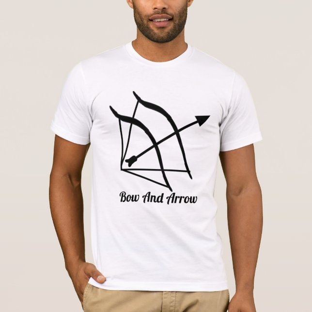 Camiseta De Barras Y Flecha (Anverso)