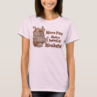 Camiseta de barril de monos