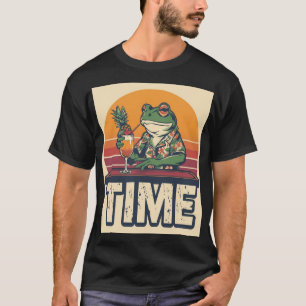 Camiseta de bartender rana de Tiki Time