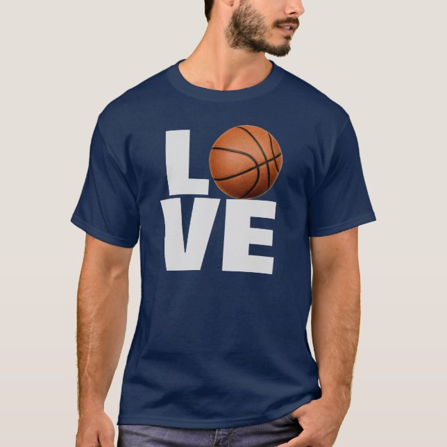 Camiseta de básquetbol de amor - Tees deportivos a (Anverso)