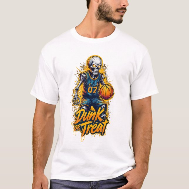 Camiseta de básquetbol - Dunk or Tret - Halloween! (Anverso)