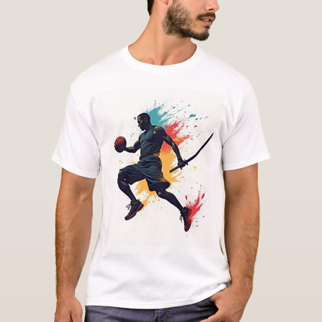 Camiseta de básquetbol - Samurai Baller (Anverso)