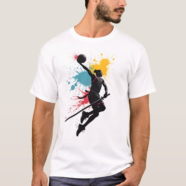 Camiseta de básquetbol - Samurai Dunk (Anverso)