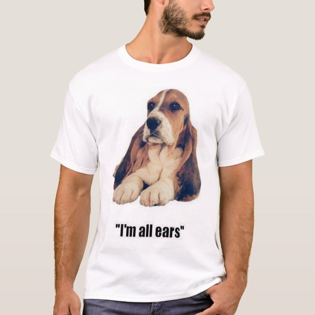 Camiseta de Basset Hound (Anverso)