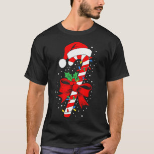 Camiseta de bastón de caramelo de Navidad Niño Niñ