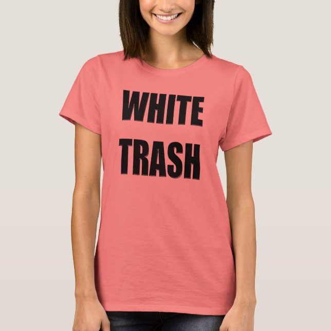 Camiseta de basura blanca (Anverso)