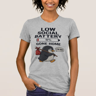 Camiseta de Batería Social Baja 0% Me Fui a Casa