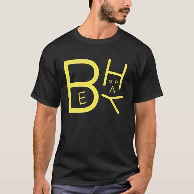 Camiseta de Be Happy (Anverso)