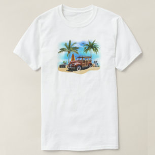 Camiseta de Beach Woody Wagon