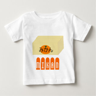 CAMISETA DE BEBÉ みかんばこロゴ