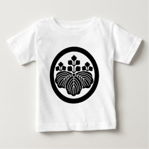 CAMISETA DE BEBÉ 丸に五三桐