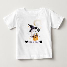 Camiseta De Bebé 可愛いハロウィーンTシャツTrick or treet