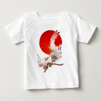 CAMISETA DE BEBÉ 旭日鳳凰　伊藤若冲　鳳凰　日本