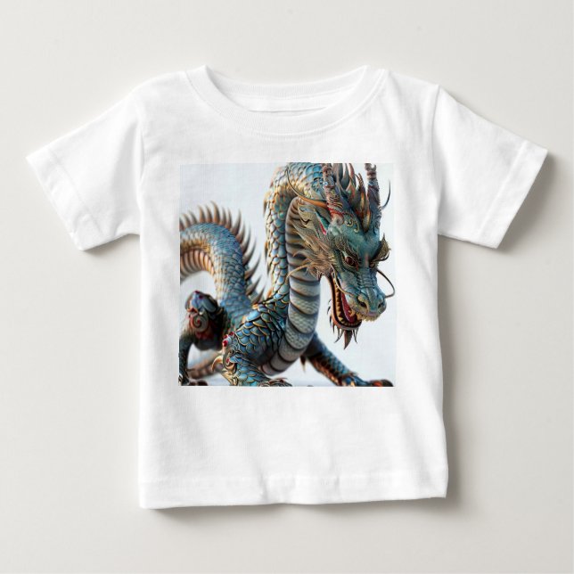 Camiseta De Bebé "龙"dragón (Anverso)