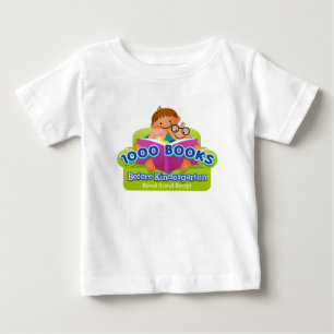 Camiseta De Bebé 1000 libros antes de la guardería