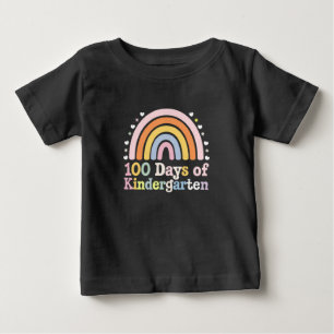 Camiseta De Bebé 100.º día de jardín de infantes maestro niños 100