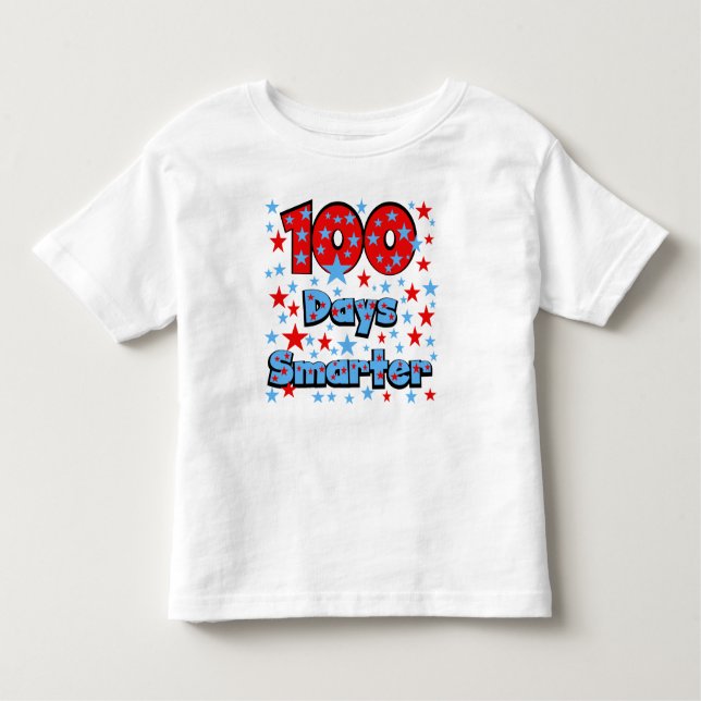 Camiseta De Bebé 100 días más inteligentes (Anverso)