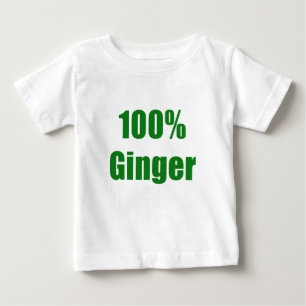 Camiseta De Bebé 100% jengibre