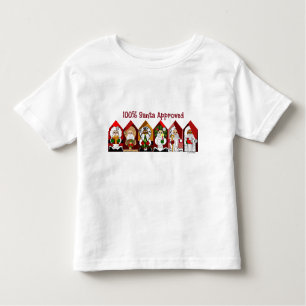 Camiseta De Bebé 100% Navidades aprobados por Santa