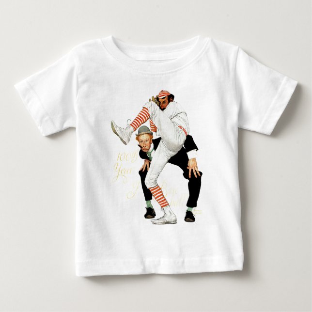 Camiseta De Bebé 100o Aniversario del béisbol (Anverso)