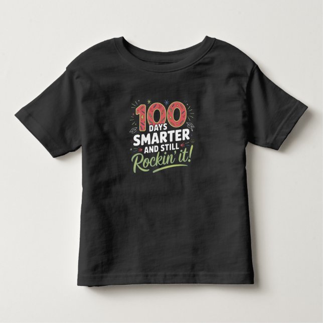 Camiseta De Bebé 100th day of school shirt (Anverso)