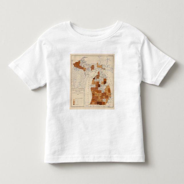 Camiseta De Bebé 108 gripe Michigan (Anverso)