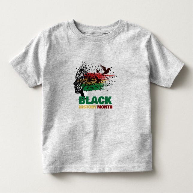 Camiseta De Bebé 10.ª raíz africana de árbol Orgullosa historia neg (Anverso)