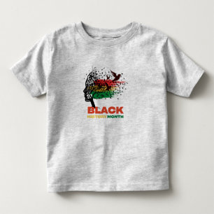 Camiseta De Bebé 10.ª raíz africana de árbol Orgullosa historia neg