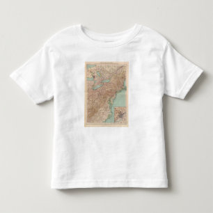 Camiseta De Bebé 13031 Ohio, Penn, NY, Vt, NH, WVa, Va, NC