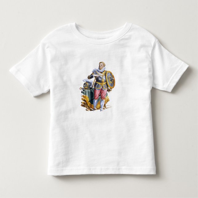 Camiseta De Bebé 1546-92) duques de Alessandro Farnese (de Parma de (Anverso)