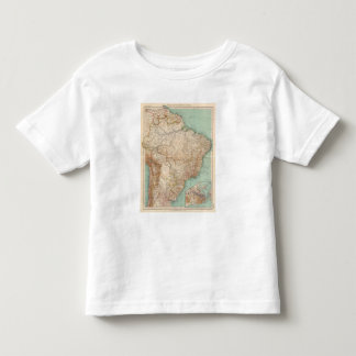 Camiseta De Bebé 15556 el Brasil, Bolivia, Paraguay, Guayana